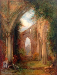Deel van de Ruïnes van Tintern Abbey